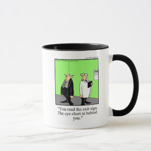 Eye Exam Humor Mug Gift