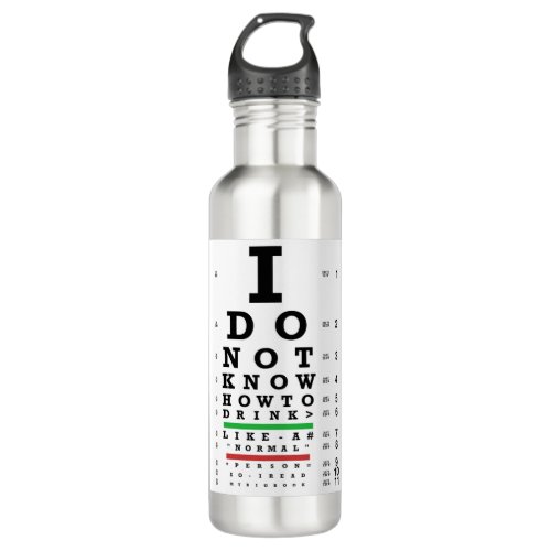 Eye Exam  _ Sober Gifts Men Women Stainless Steel Water Bottle