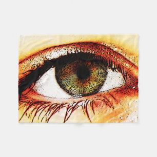 Eye fbcnm fleece blanket