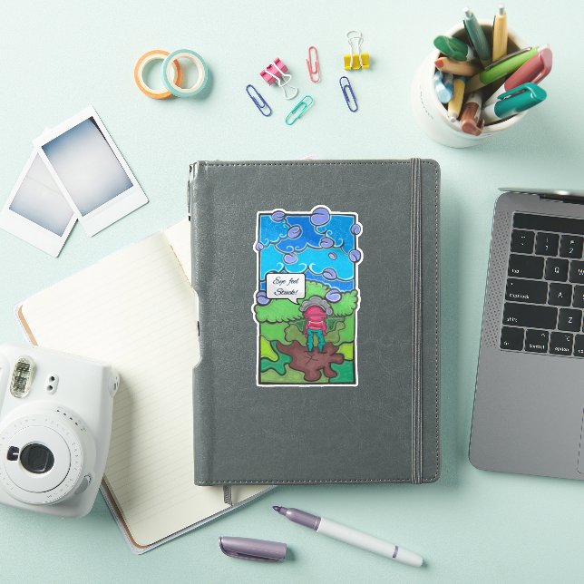 Eye feel stuck sticker (iPad Cover)