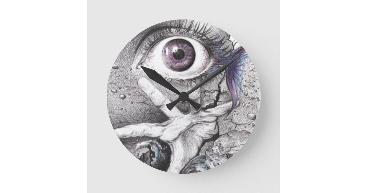 eye clock art