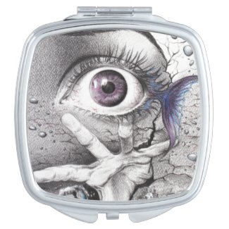 Eye fish and hand Dream Surreal drawing art