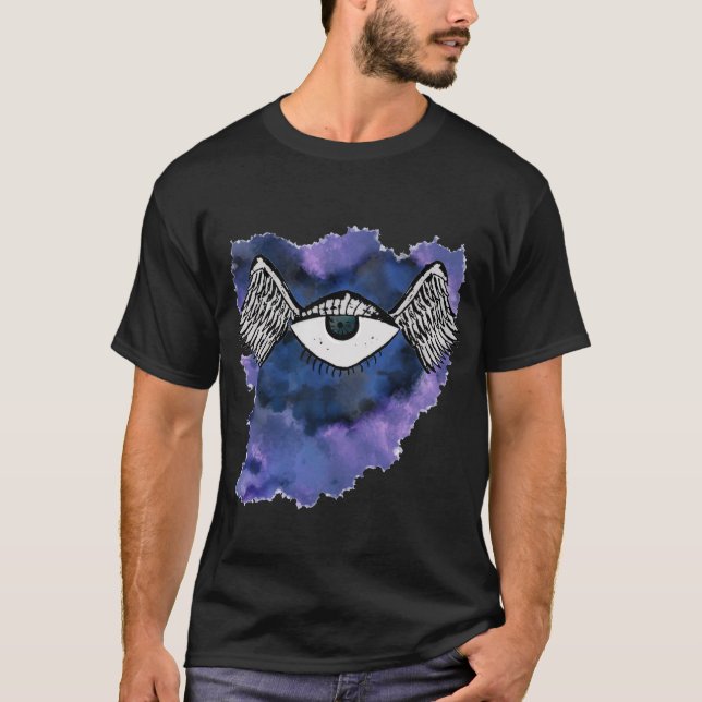 Eye fly Into The Heavens T-Shirt (Front)