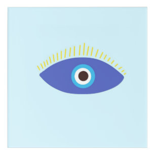 eye for good luck and happyness acrylic print