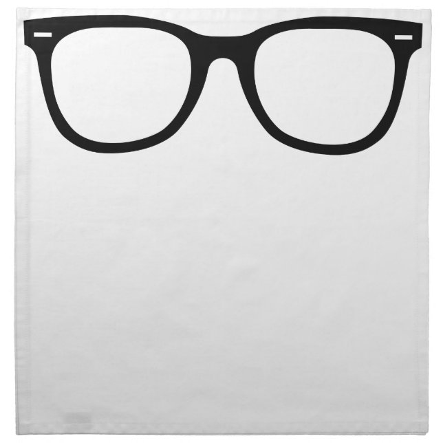 Eye Glasses Cloth Napkin (Front)