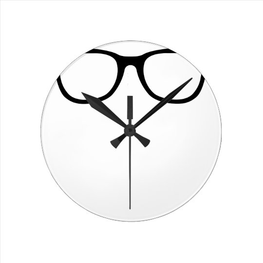 Eye Glasses Round Clock | Zazzle.com