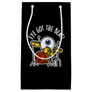 Eye Got The Beat Funny Drummer Pun Dark BG Small Gift Bag