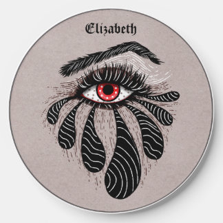 Eye Goth Black Tears Cool Gothic Name Wireless Charger
