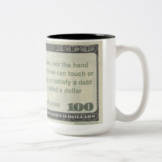 Eye has Never Seen a Dollar Quote Mug