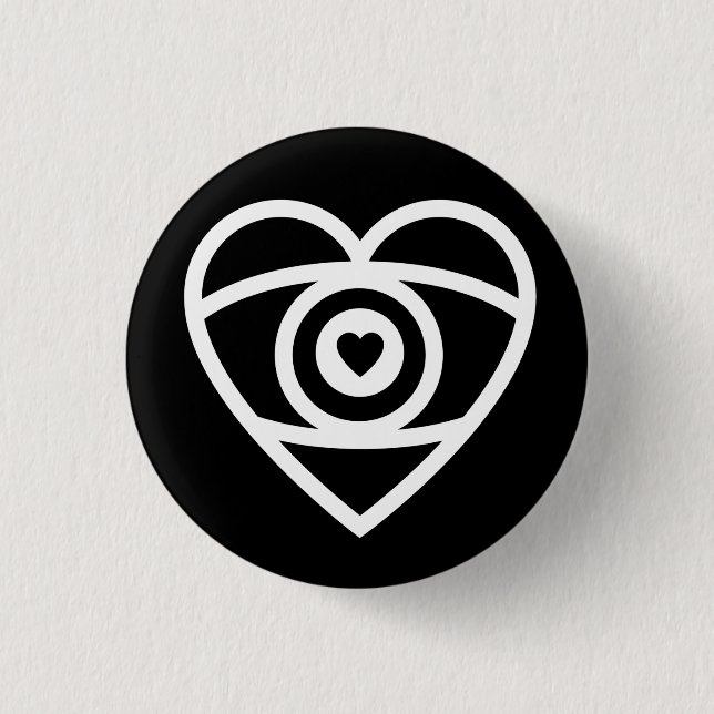 Eye Heart Button (Front)