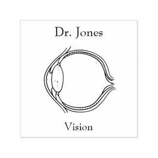 Eye, Human Organs Self Inking Rubber Stamp