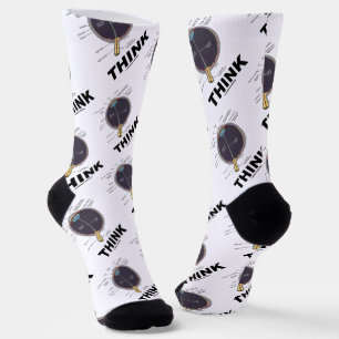 Eye (I) Think Anatomical Geek Humor Socks