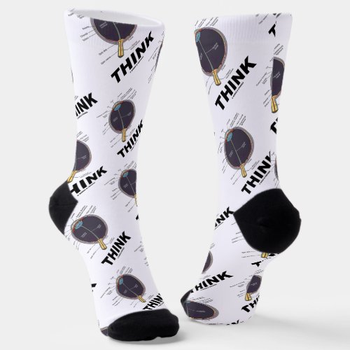 Eye I Think Anatomical Geek Humor Socks