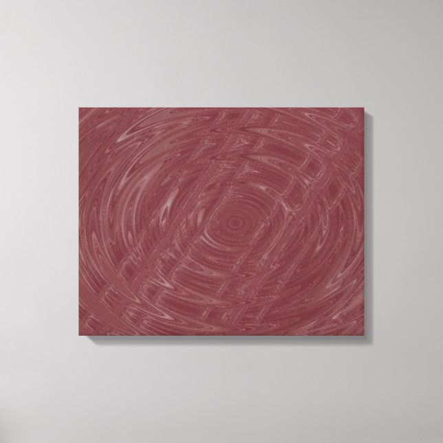 Eye In Vortex Wrapped Canvas Print (Front)