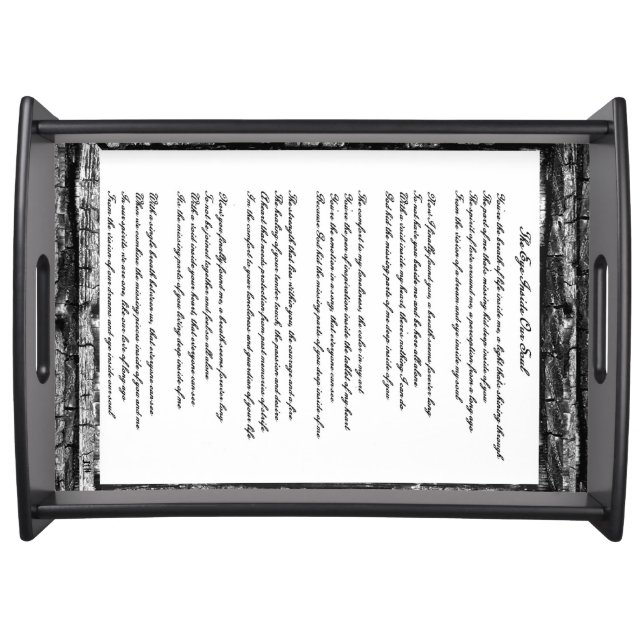 Eye Inside Our Soul Serving Tray (Front)