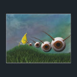 Eye Invaders Postcard<br><div class="desc">Strange Eye invaders</div>