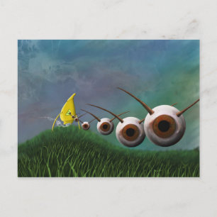 Eye Invaders Postcard