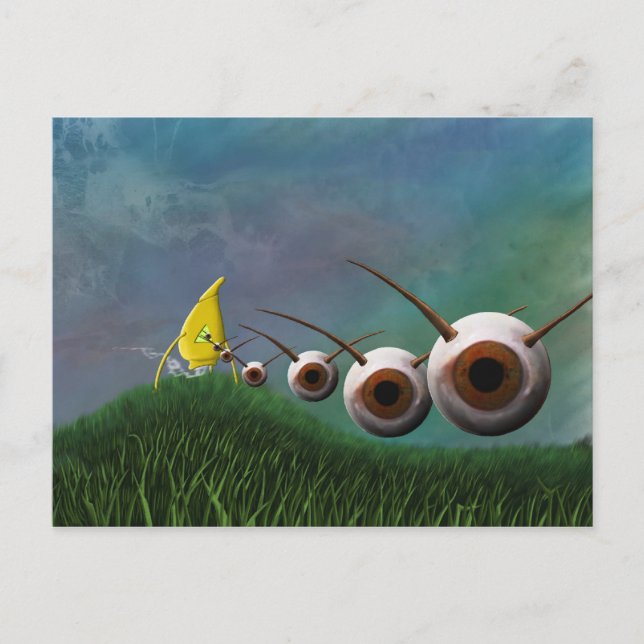 Eye Invaders Postcard (Front)