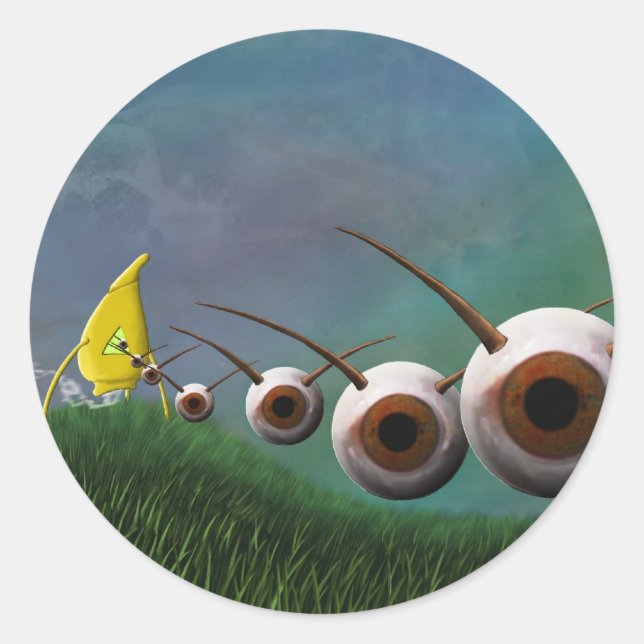 Eye Invaders Sticker (Front)