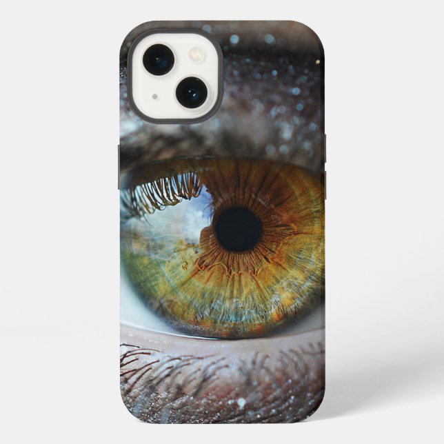 Eye is watching you! iphone case (Back)