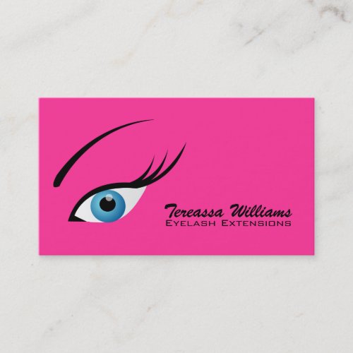 Eye Lash Extensions Business Cards