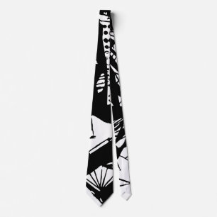 EYE LASH NECK TIE