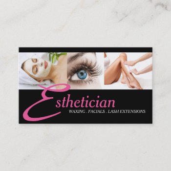 Eye Lashes Extensions Makeup Artist Cosmetologist Business Card by ArtisticEye at Zazzle