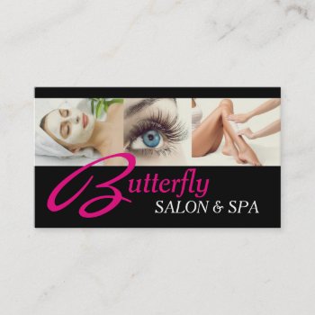 Eye Lashes Extensions Wax Facials Spa Salon Beauty Business Card by ArtisticEye at Zazzle