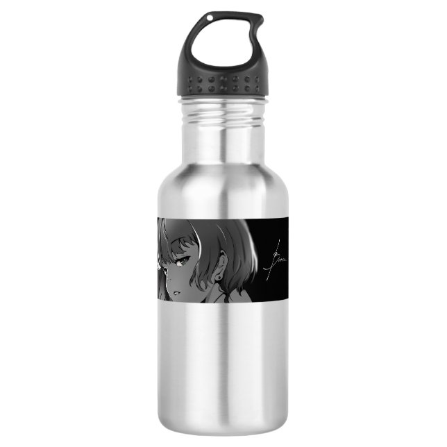 【Eye line】 Stainless Steel Water Bottle (Front)