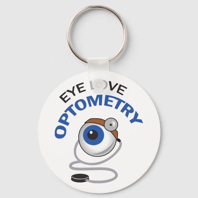 Eye Love Optometry Keychain (Front)