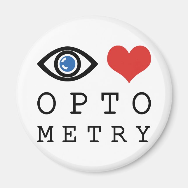 Eye Love Optometry Magnet (Front)
