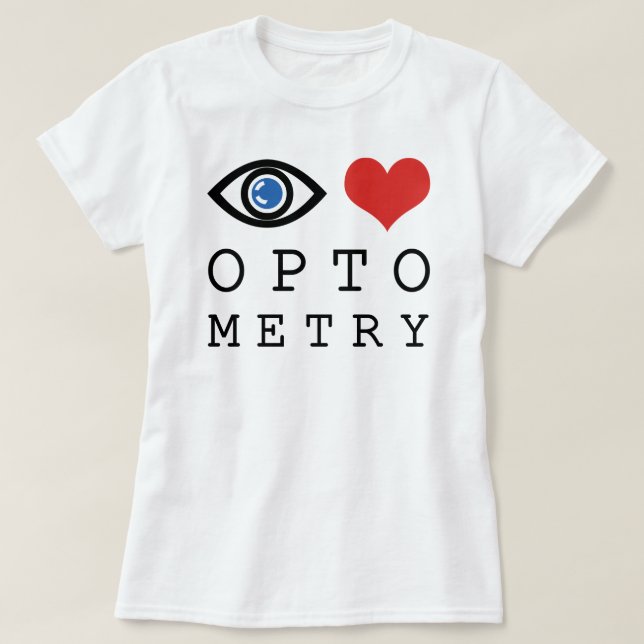 Eye Love Optometry T-Shirt (Design Front)