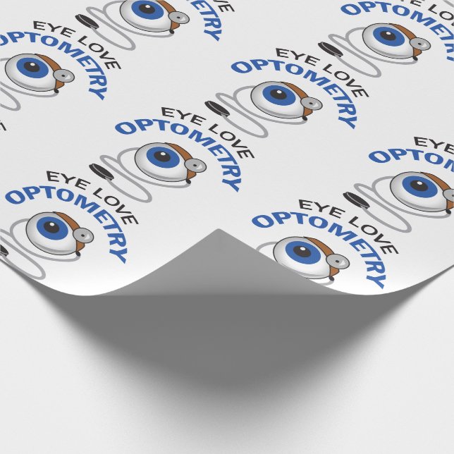 Eye Love Optometry Wrapping Paper (Corner)