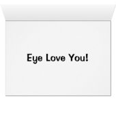 Eye Love You! Cards (Inside Horizontal (Bottom))