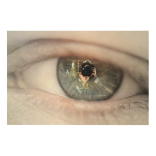 Eye-Macro by Shirley Taylor Wood Wall Art