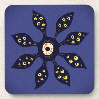 Eye Monster With Eyes Dark Gothic Beverage Coaster