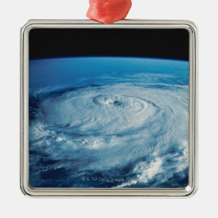 Eye of a Hurricane Metal Ornament
