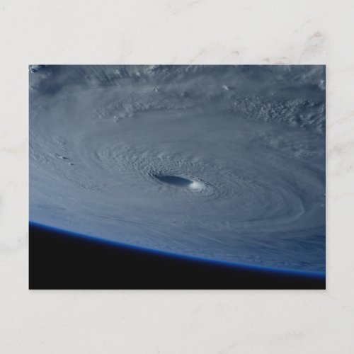 Eye Of A Hurricane Space Postcard