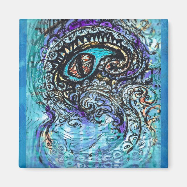 Eye of a Sea Monster Magnet (Front)