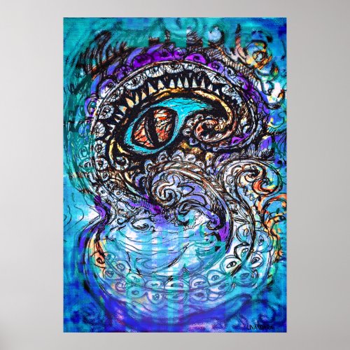 Eye of a Sea Monster Poster