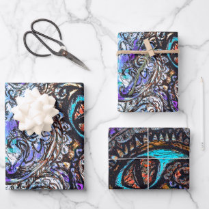 Eye of a Sea Monster Wrapping Paper Sheets