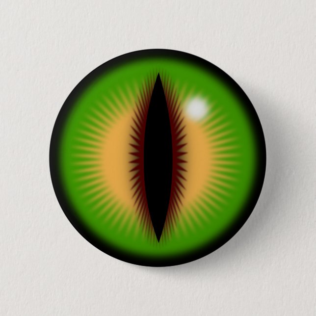 Eye of dragon pinback button (Front)