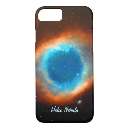 Eye of God Helix Nebula, Galaxies and Stars iPhone 7 Case