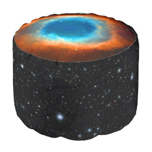 Eye of God Helix Nebula, Galaxies and Stars Pouf