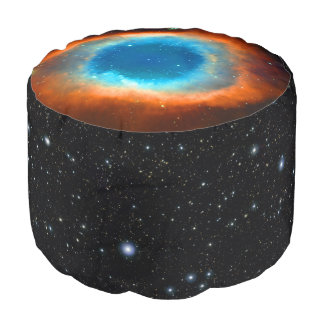 Eye of God Helix Nebula, Galaxies and Stars Pouf