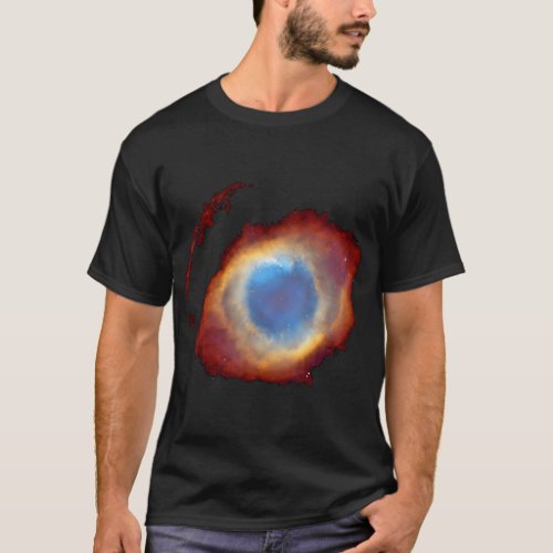 Eye of God _ Helix Planetary Nebula NGC 7293 Hubbl T_Shirt