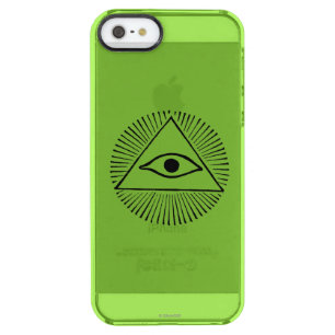 Eye Of God Clear iPhone SE/5/5s Case