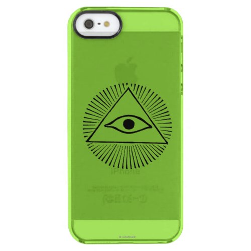 Eye Of God Clear iPhone SE55s Case