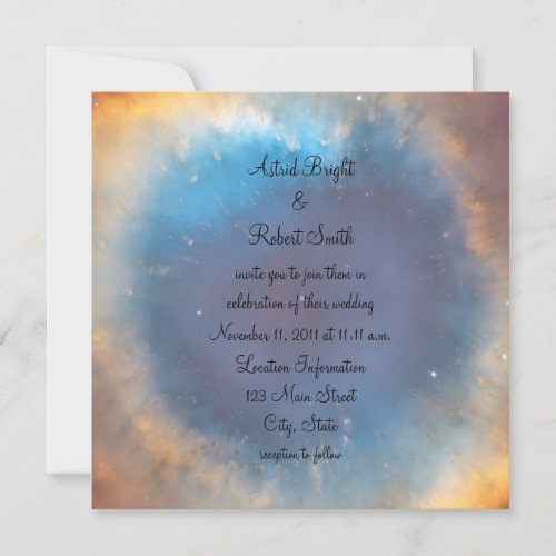 Eye of God Wedding Custom Invitation