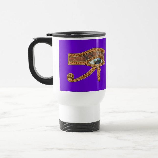 Eye of Horus Ancient Egyptian Art Mug (Left)